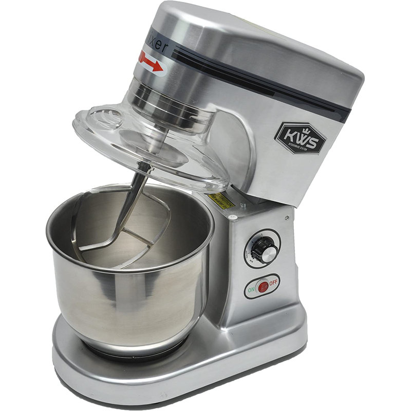 KWS Commercial 620W Stand Mixer, 7 Quarts Heavy-Duty for Restaurant/Bakery /Tea Shop/Coffee Shop