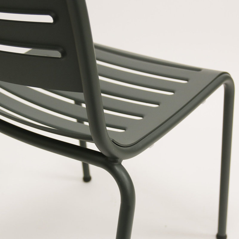 Chaise d'appoint d'extérieur en aluminium Ace, Gray