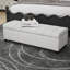 Banc de rangement rembourré avec repose-pieds, banc d'entrée, banc de bout de lit, repose-pieds repose-pieds pour chambre à coucher, gris clair, 300 lb-593477976