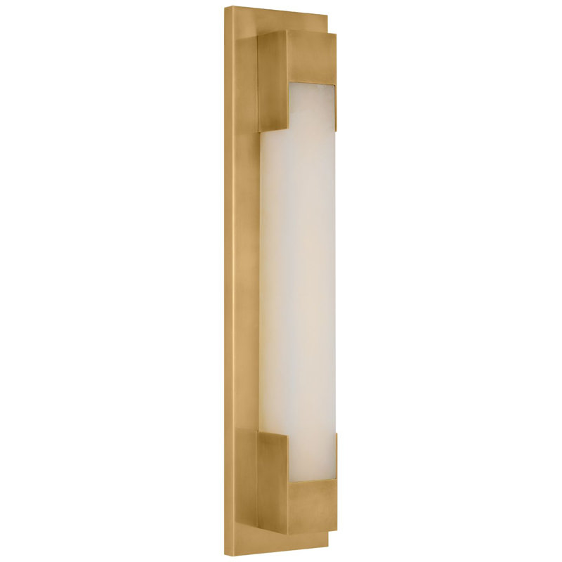 Covet 1 - Light LED Bath Bar, Antique Burnished Brass