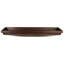 60" Rectangle Skirted Vessel Hammered Copper Sink