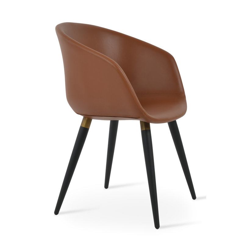 Fauteuil Tribeca Ana, Noir, Rouge