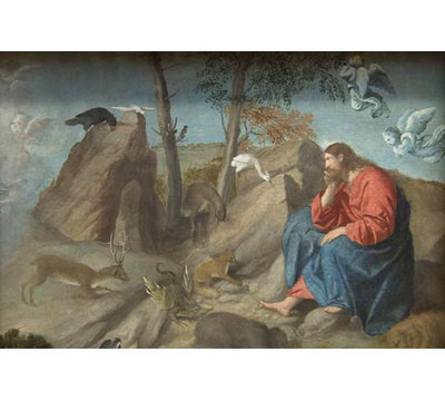 Christ dans le désert-imprimé