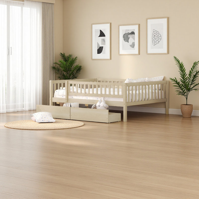 Wood Daybed, Natural