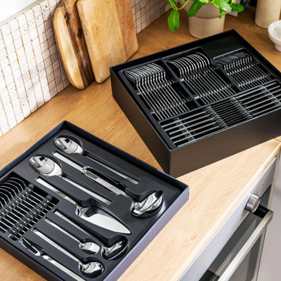 BergHOFF Elegant 72Pc Stainless Steel Flatware Set