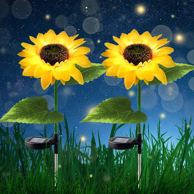 Solar Garden Lights Outdoor Pack Low Voltage LED Solar Powered Landscape Lights for Patio Yard