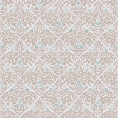 Laura Ashley Margam Dove Grey Wallpaper