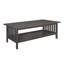 Ensemble de tables 3 pièces Wiston, 1 table basse, 2 tables de bout, bois gris antique