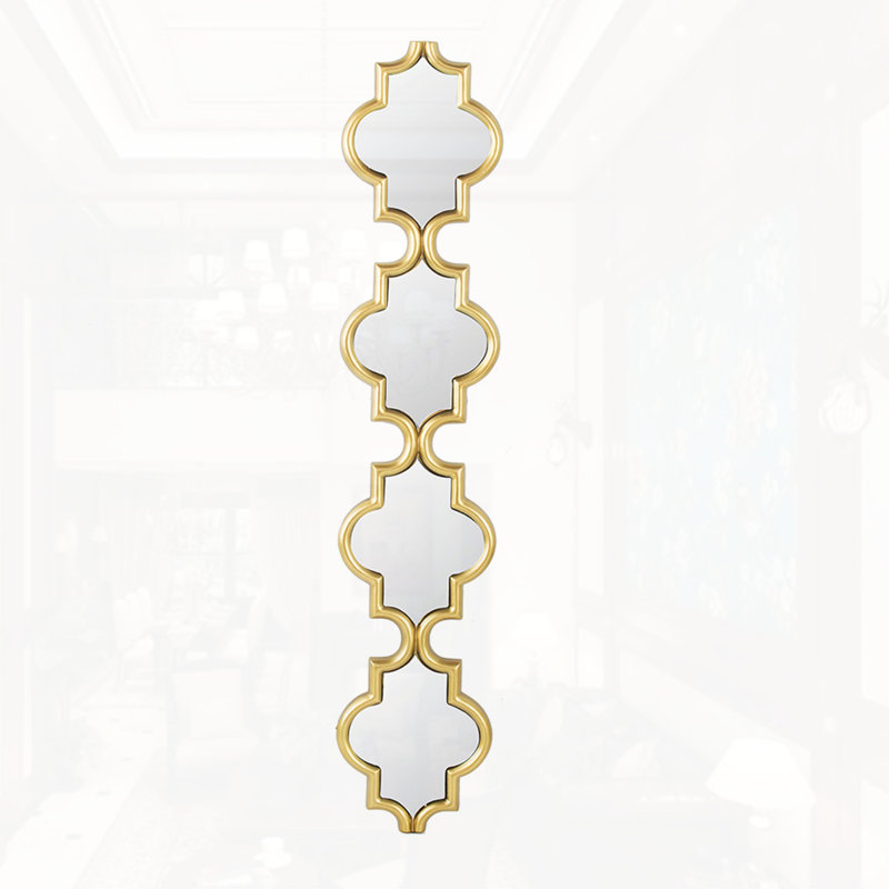 Narrow Four Tiered Wall Mirror