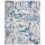 Tapis abstrait gris / bleu marine-1265437320