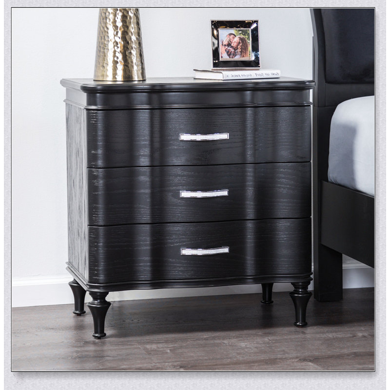 Table de chevet 1 pièce Glam