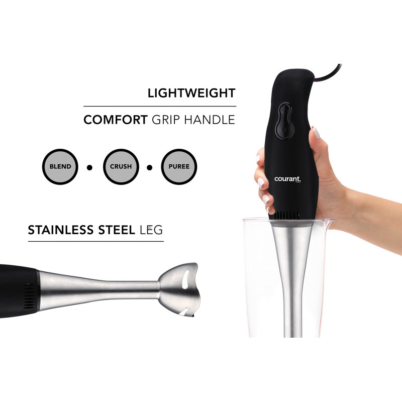 Courant 2 Speed Hand Immersion Blender, Black