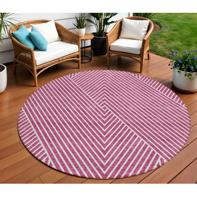 Tapis rond d'intérieur 8 po