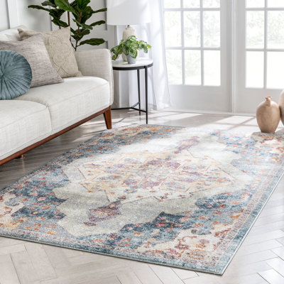 Rodeo Southwestern Synthetic Area Rug