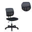 Chaise de bureau à dossier en maille noire - Hauteur réglable et confort Capacité de poids de 250 lb pour un déplacement facile avec mobilité du dossier