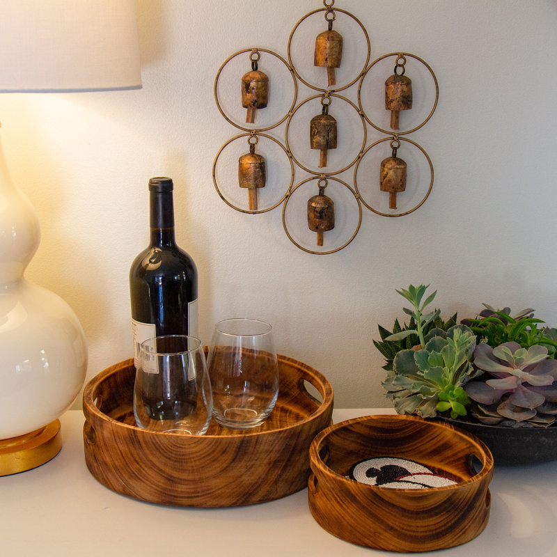 Loon Peak® Ferderber Jacaranda Wood Platter