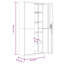 Adriean 2 -Door 4 -Shelf-395282405