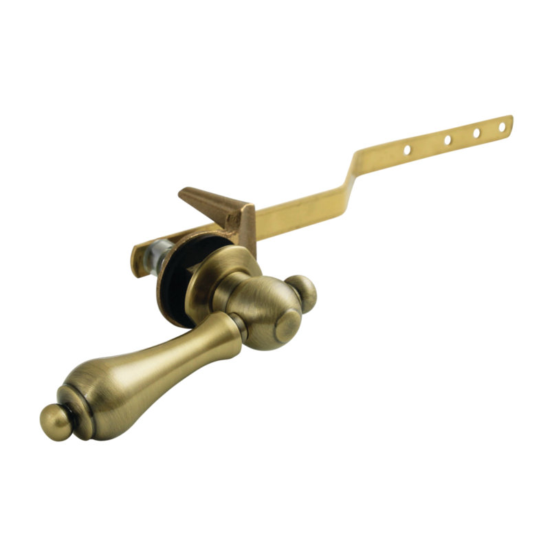 Kingston Brass Restoration Front Mount Toilet Tank Lever, Antique Brass