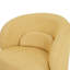 Chaise d'appoint en sherpa pivotant à 360 degrés avec coussins décoratifs pour bureau à domicile et chambre à coucher