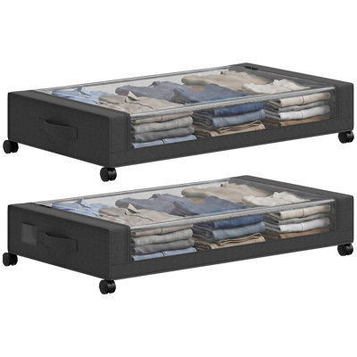 HOMCOM Underbed Storage