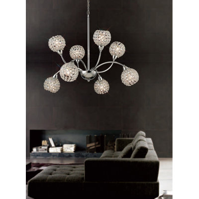 8 - Light Shaded Chandelier