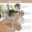 Chaise berçante pour l'extérieur avec coussin Hubhalsun-1436300592