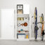 Armoire de rangement Watse H 65 po, grande armoire de rangement pour garage, garde-manger autoportant à 2 portes avec tablettes réglables, l 16 po x l 32 po x H 65 po, blanc-1640343937