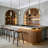 Sandrell 1-Light 12" H Gold/Black Pendant