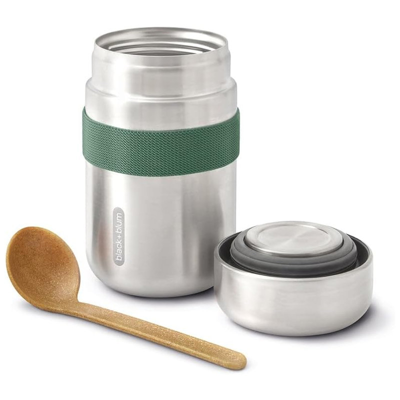 Black+Blum Food Flask 400ml, Green