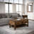Crawford Solid Wood Top Single Coffee Table