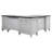 Django Solid and Manufactured Wood L-Shaped Executive Desk-65076891