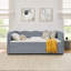 Divan-lit double convertible 3 en 1 avec couchette coulissante et poches de rangement latérales Gingham-1337060506