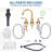 Widespread 2-handle Bathroom Faucet with Drain Assembly-119602931