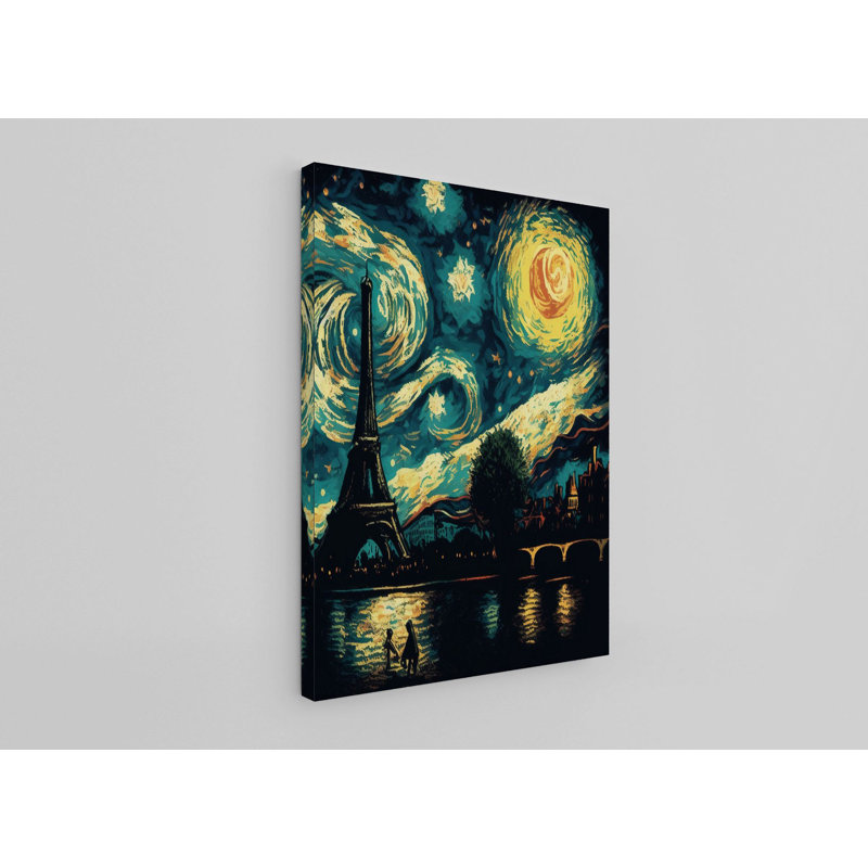 Peinture décorative sur toile, H 27,6 po x l 19,7 po