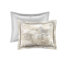 Édredon très grand en mélange de coton texturé - gris, taupe, tissu de literie 7 couleurs crème-121299757