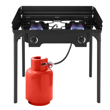 Hike Crew Cast Iron Single-burner Outdoor Gas Stove