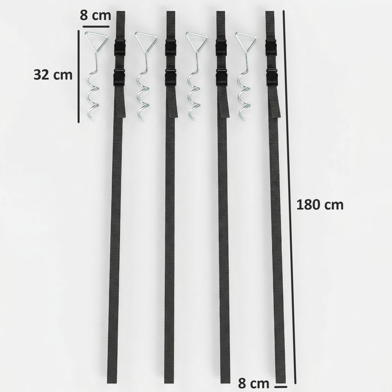 HOMCOM 0.6cm Anchor Kit