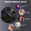 Cible de boxe musicale BAOKALER Bluetooth, machine de boxe électronique murale avec lumières colorées, 12 modes et vitesses, comprend des gants de boxe, convient aux adultes et aux enfants Équipement de bureau à domicile