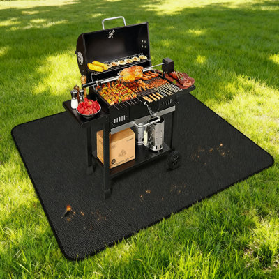 Tapis sous-marin 75 po x 51 po sous le gril pour barbecue extérieur