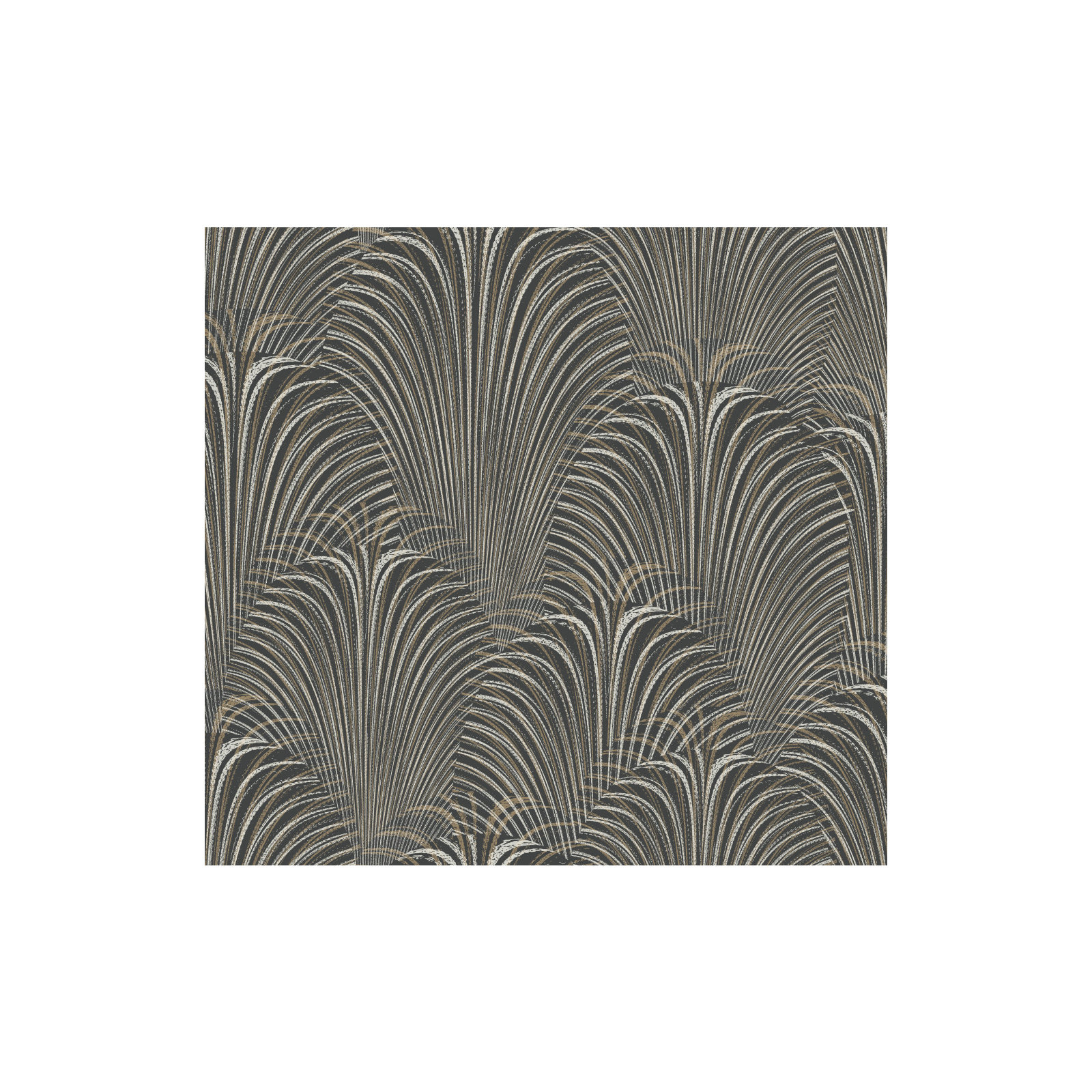 Bitner Abstract Double Roll, Black
