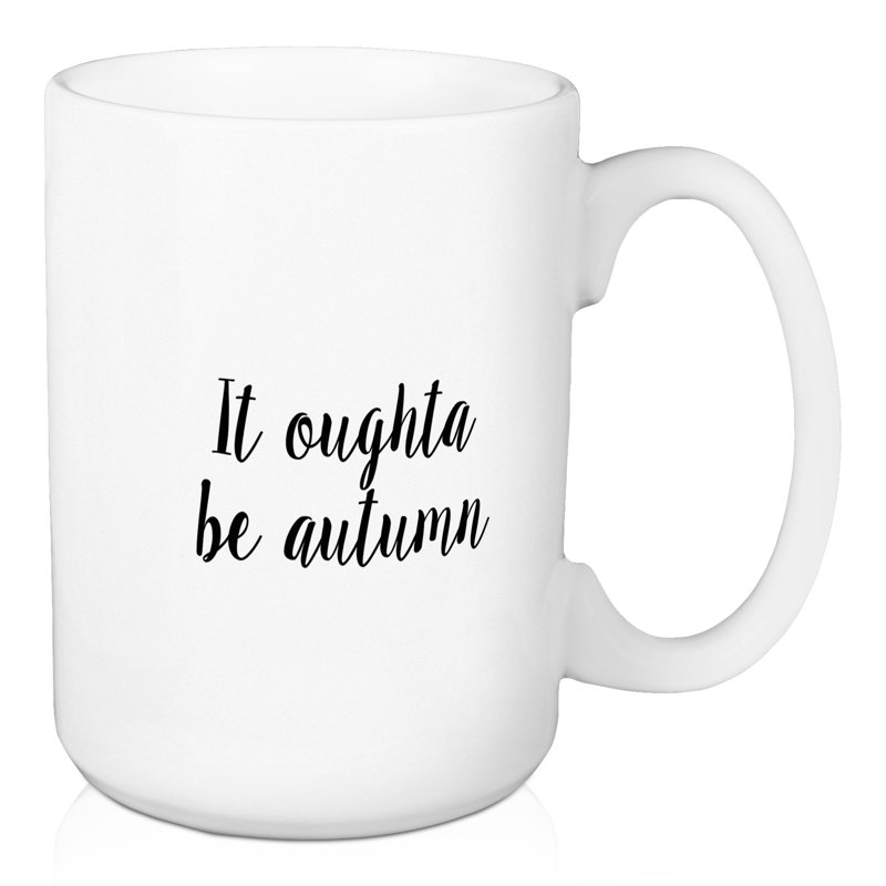 Grande tasse à café automne Cornman