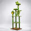 Arbre à chat 72 po avec capsule transparente, poteaux en sisal, perchoirs moelleux et jouets interactifs pour chats d'intérieur de toutes tailles