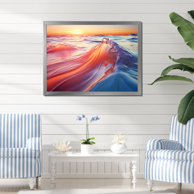 «Raglan Coastal Abstract Waterscapes II», reproduction sur toile