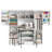 Foldable Crafting Storage Cabinet, Craft Armoire With Fold Out Table, Sewing Machine Table On Wheels, Garage Storage Cabinet With Cutting Table, Storage Shelves For Large Fabric, And Foldable Sewing Desk For Home Or Craft Rooms