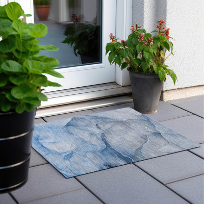 Alfonzo Washable Abstract Indoor / Outdoor Rug