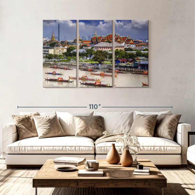 Sebbie Thailand Grand Palace, 48" H x 74" W