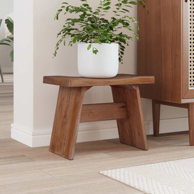 Solid Wood Accent Stool