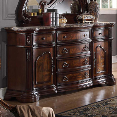 Commode combinée à six tiroirs Fletcher