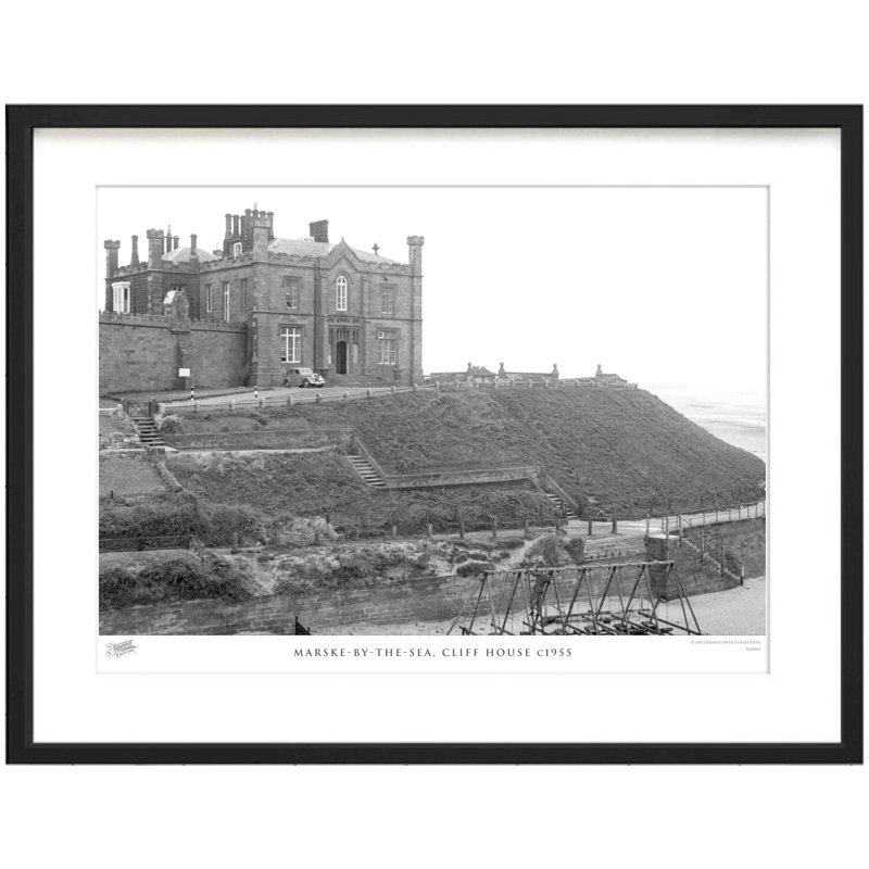 Marske By The Sea, Cliff House C1955 - Single Picture Frame Print, 60cm H x 80cm W x 2.3cm D