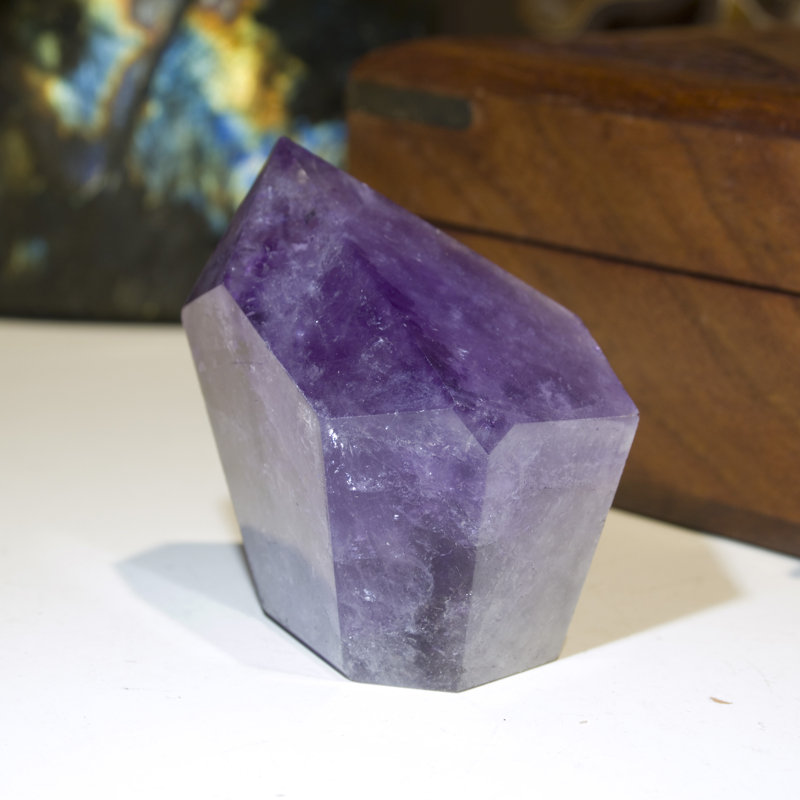 Polished Amethyst Point Miniature - Brazil